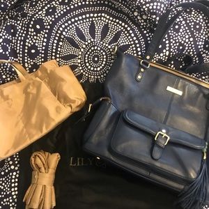 Lily Jade Meggan (Navy and Gold)